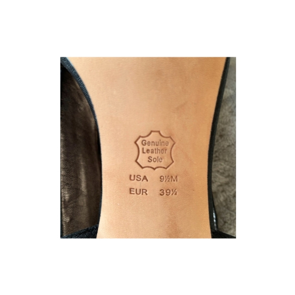 ✨️NINA Of NewYork Black Satin Slingback Heels Sz 9.5✨️ - Picture 4 of 5